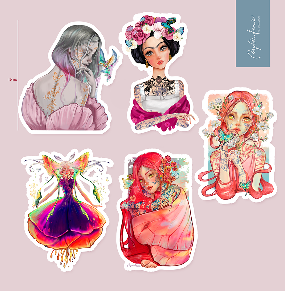 Pack stickers Hadas 3