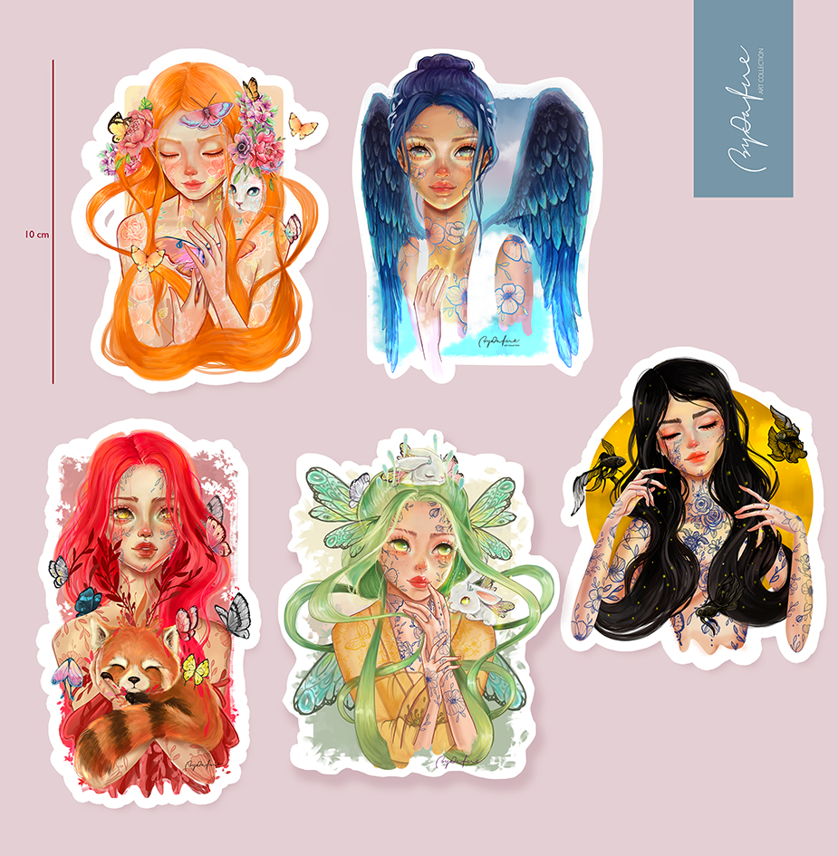 Pack stickers Hadas 2