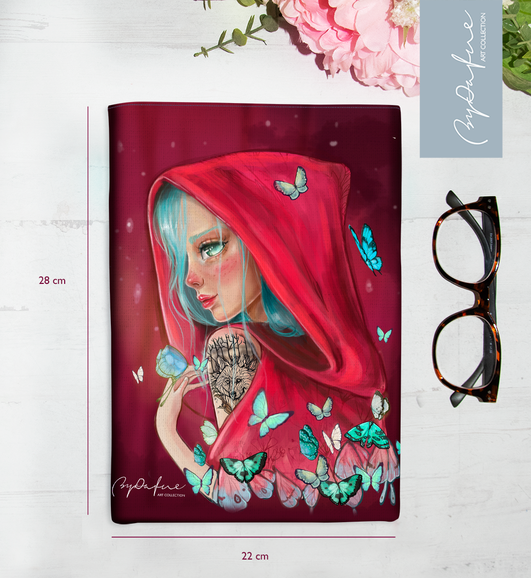 Funda de libro Caperucita