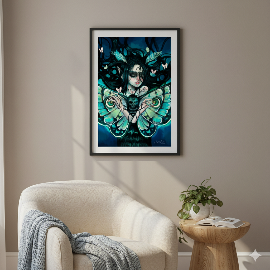 Lámina Mariposa Nocturna