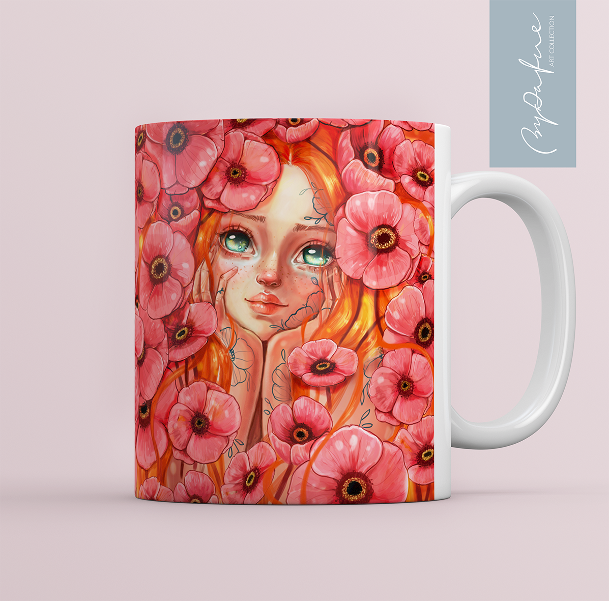 Taza desayuno Suspiro de las flores