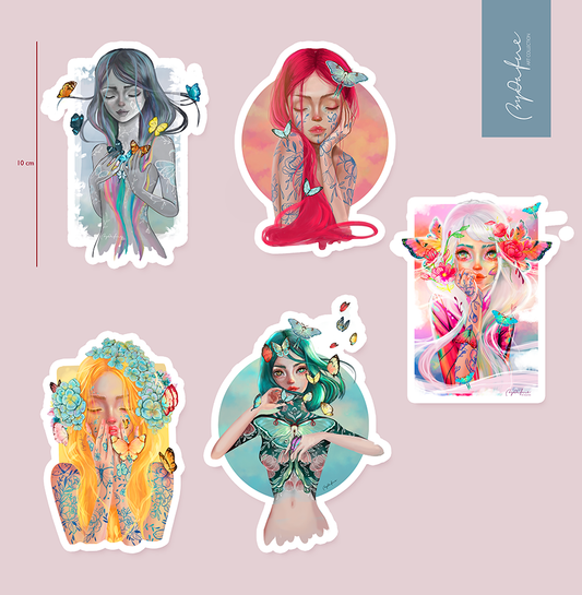 Pack Stickers hadas 1