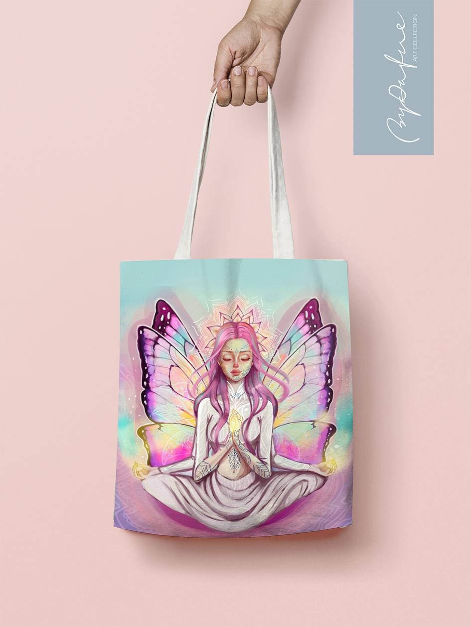 Tote bag Aura