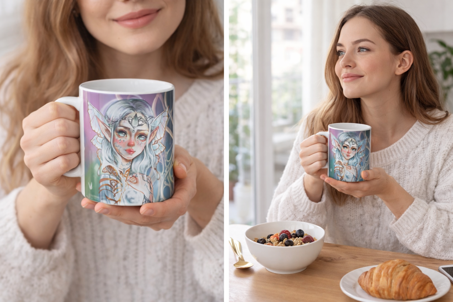 Taza desayuno Selenita