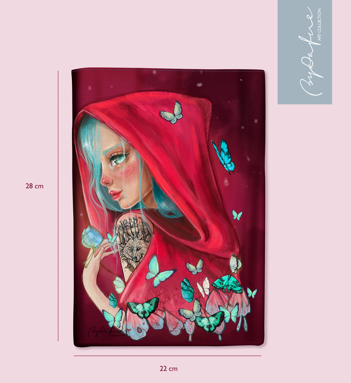 Funda de libro Caperucita