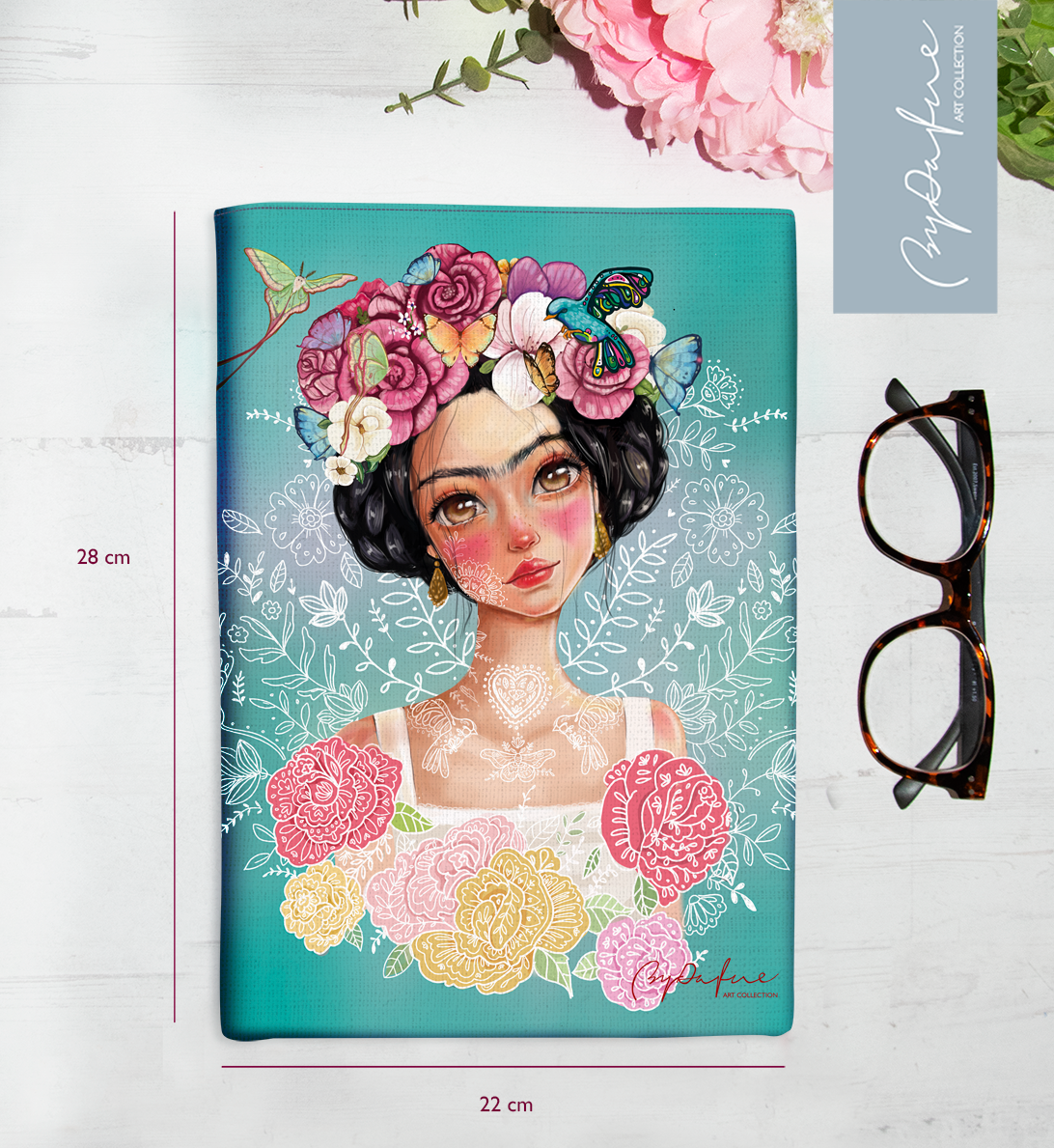 Funda de libro Frida