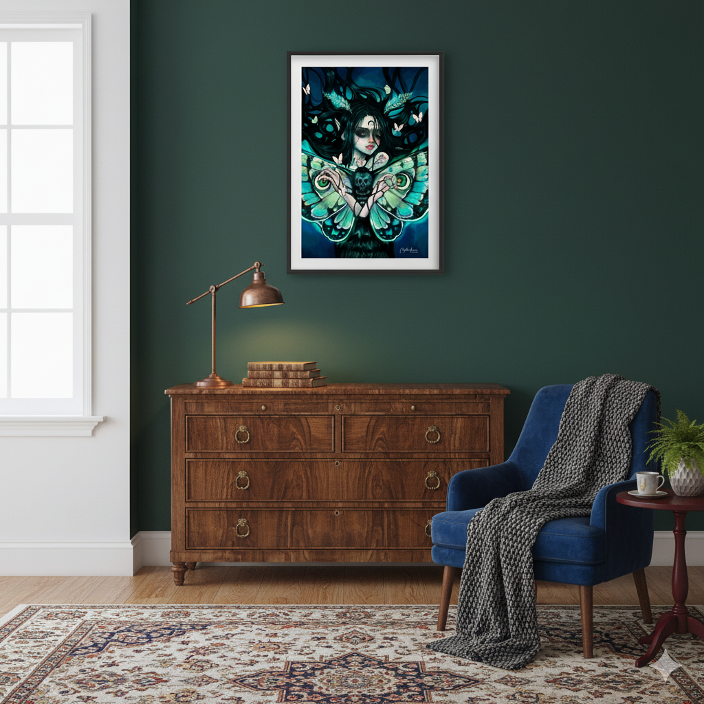 Lámina Mariposa Nocturna