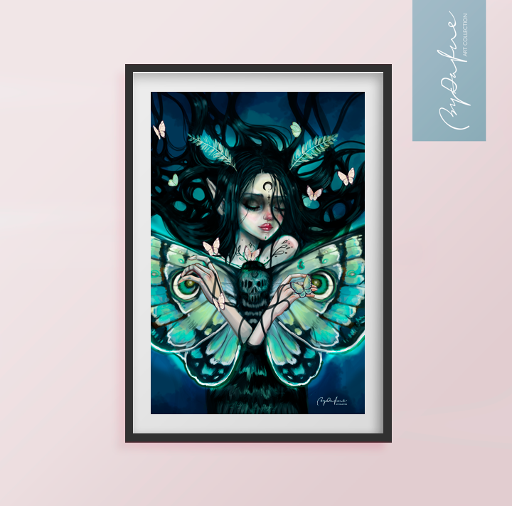 Lámina Mariposa Nocturna