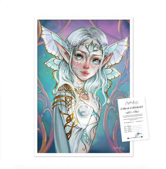 Lámina Selenita – Edición limitada 1/30 · Firmada