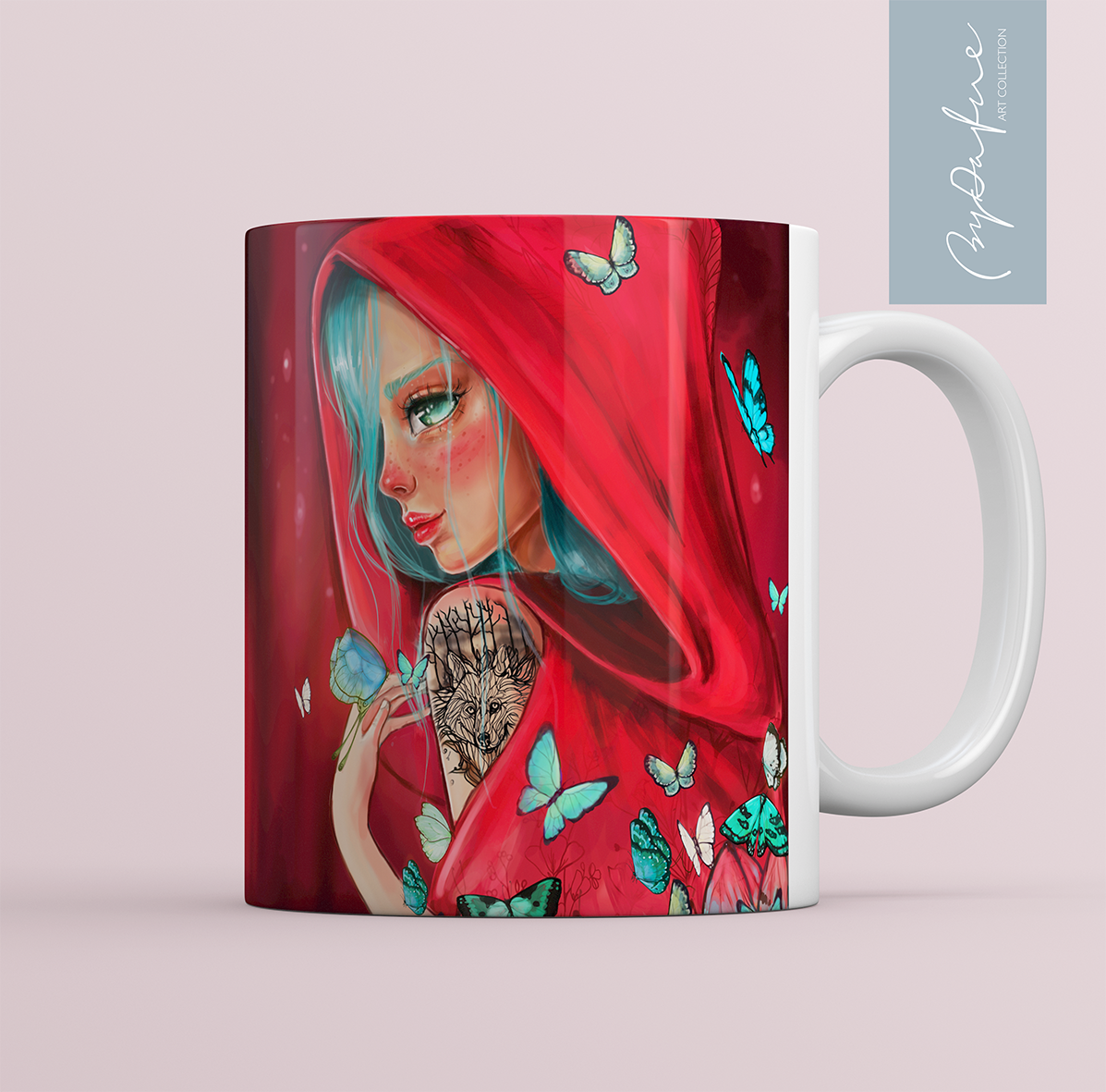 Taza desayuno Caperucita