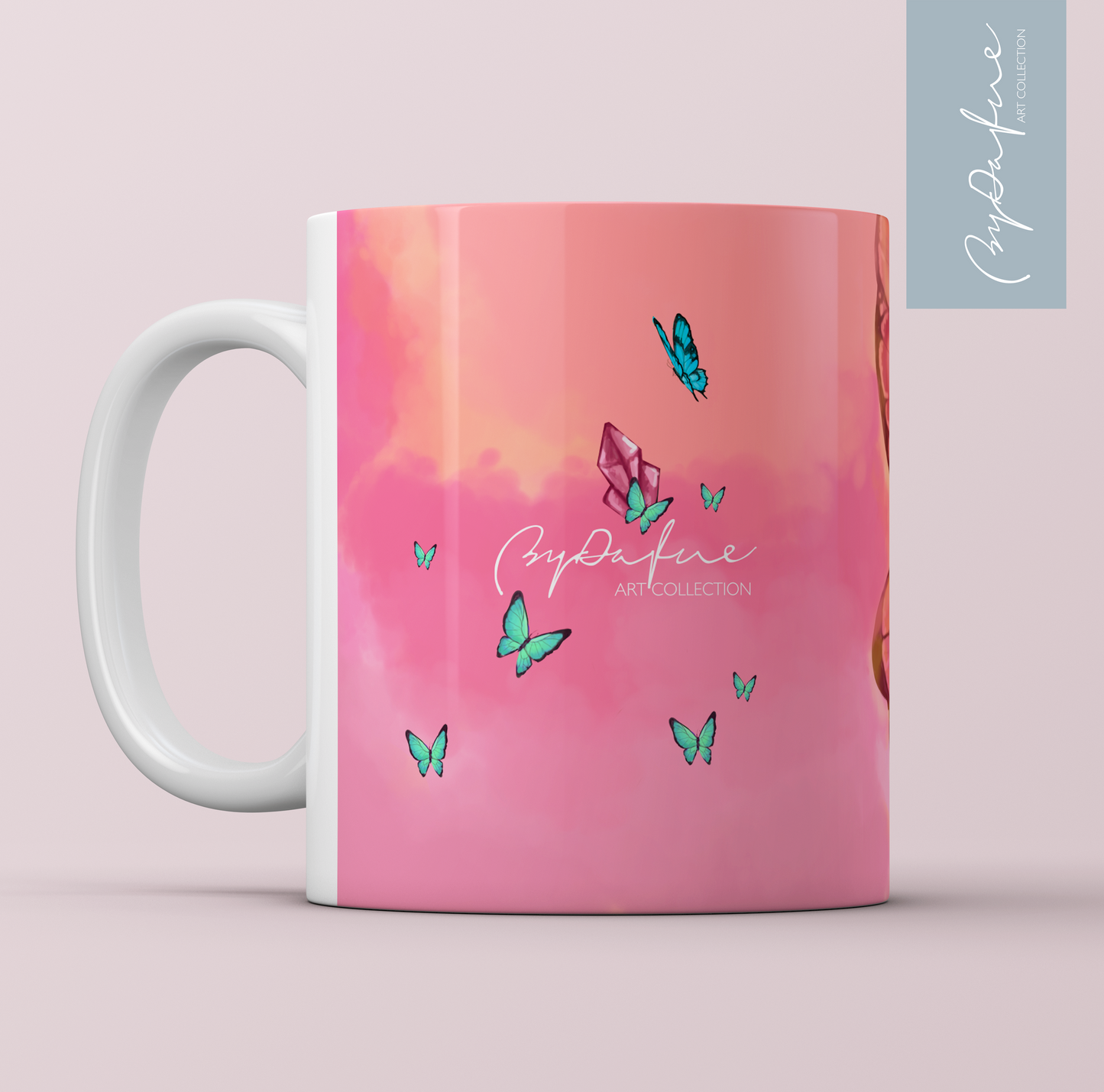 Taza desayuno Cuarzo Rosa
