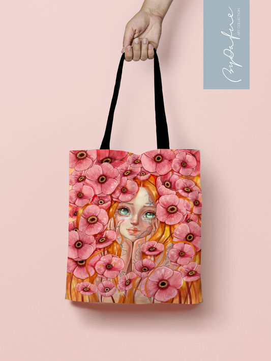 Tote bag Suspiro de las flores