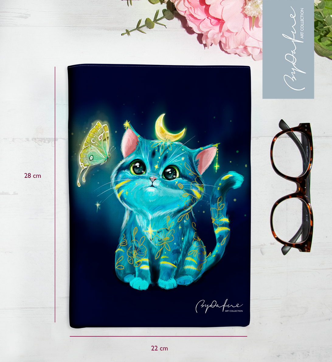 Funda de libro Lucky Cat