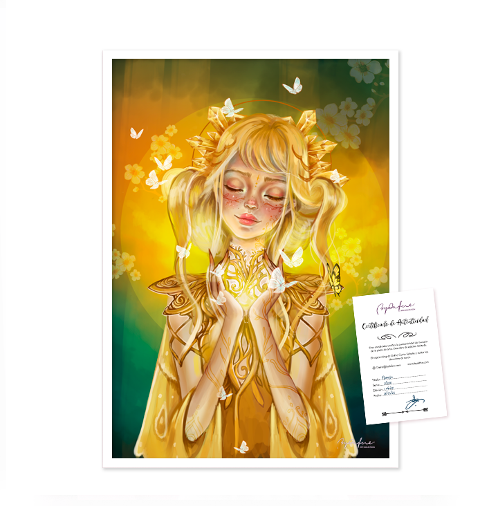 Lámina Citrino  – Edición limitada 1/28 · Firmada