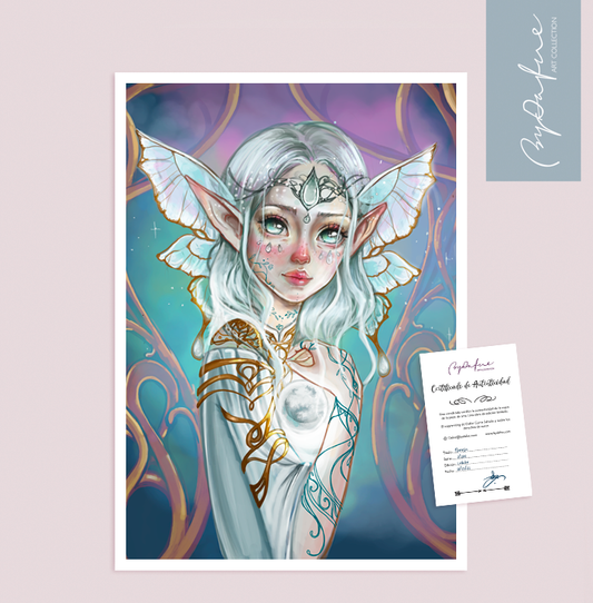 Lámina Selenita – Edición limitada 1/30 · Firmada