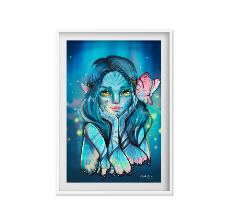 Lámina Avatar FanArt– Edición limitada 1/30 · Firmada