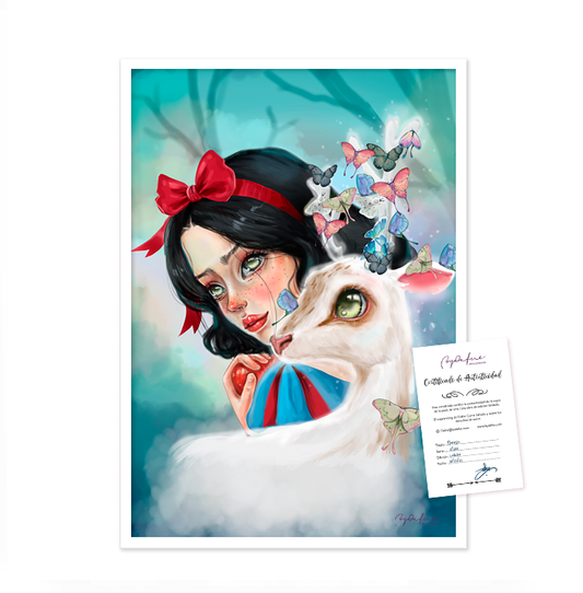 Lámina Blancanieves– Edición limitada 1/30 · Firmada