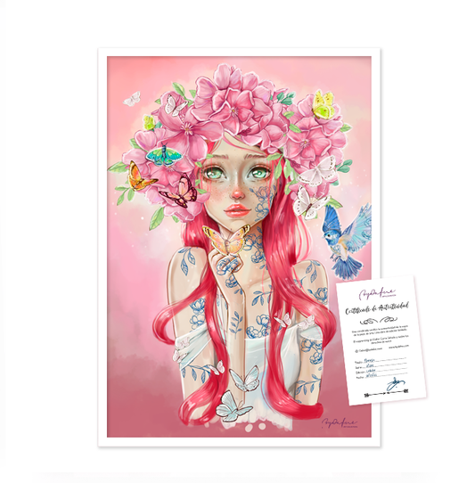 Lámina Laurel– Edición limitada 1/30 · Firmada