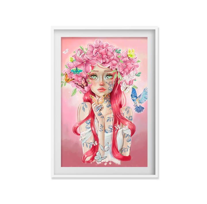 Lámina Laurel– Edición limitada 1/30 · Firmada