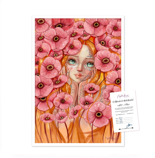Lámina Suspiro de las flores– Edición limitada 1/30 · Firmada