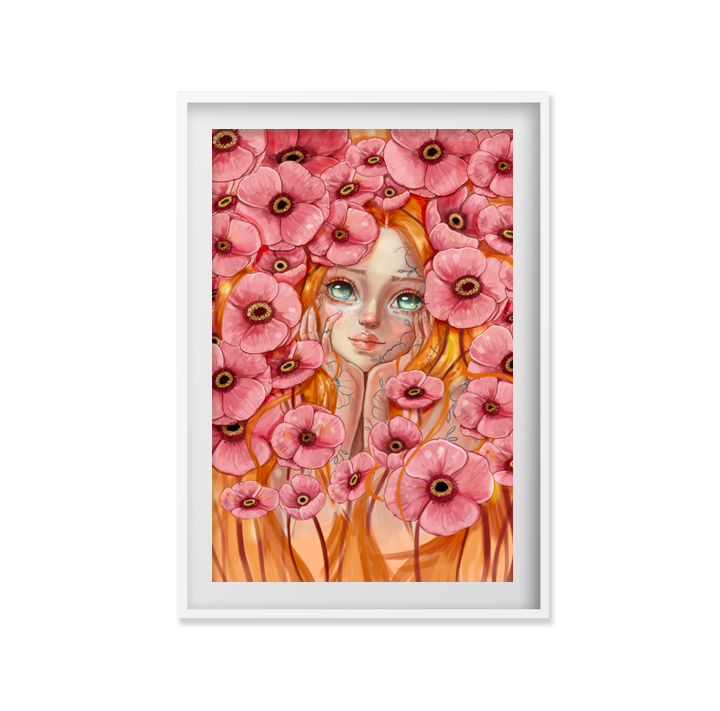 Lámina Suspiro de las flores– Edición limitada 1/30 · Firmada